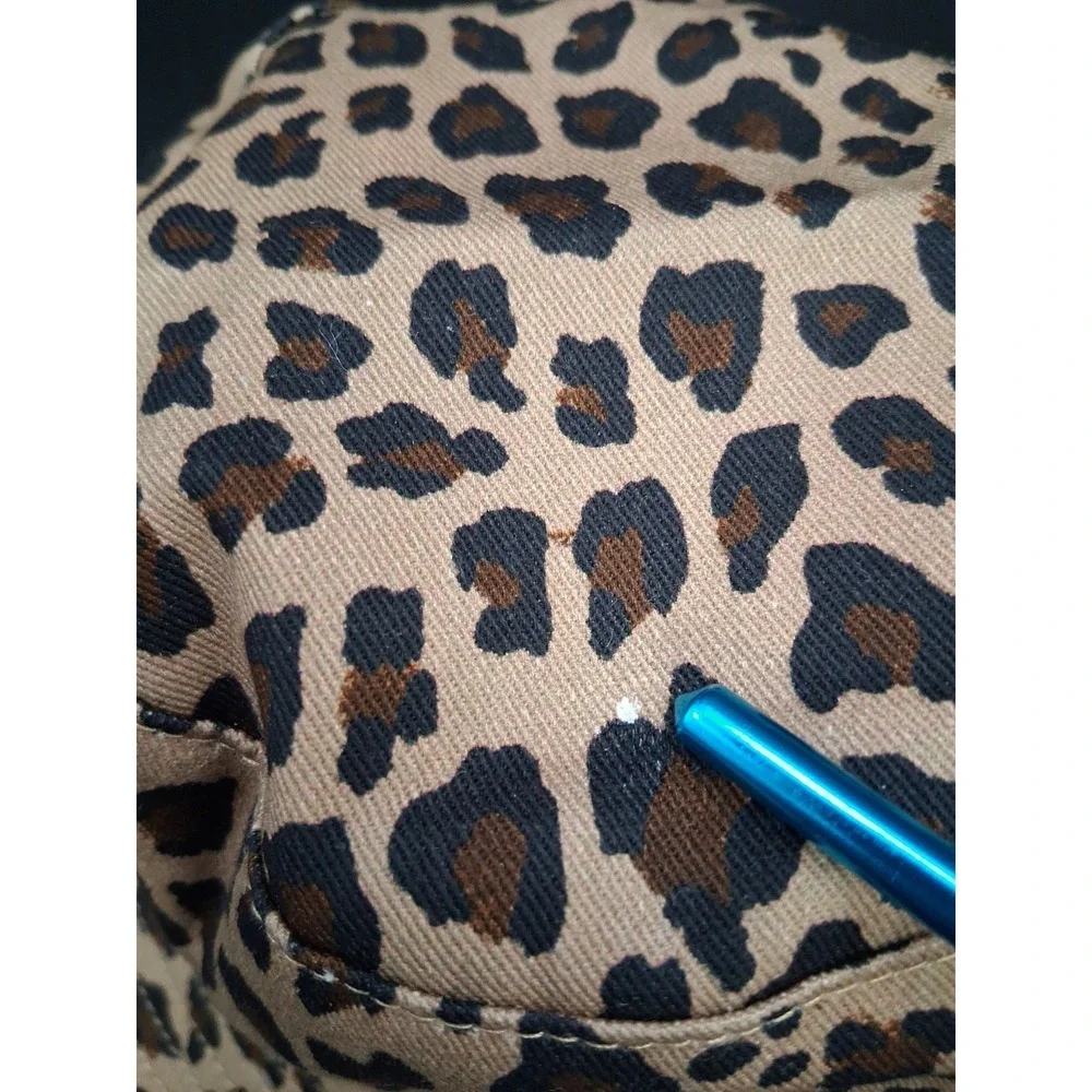Baby Gap 6-12 Months Leopard Bucket Hat 100% Cotton Shell w/ Courderoy Lining